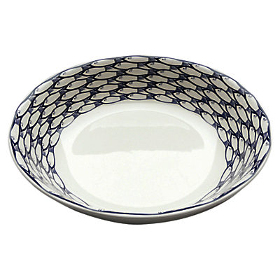 Jersey Pottery Sardine Run Serving Bowl Jersey Pottery Sardine Run Serving Bowl